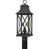 Quoizel Ellerbee Outdoor Post Lantern ELB9009MB